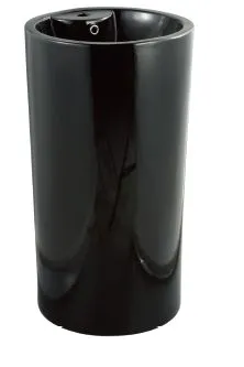 Напольная раковина CeramaLux 44,5 NB135B Черная глянцевая