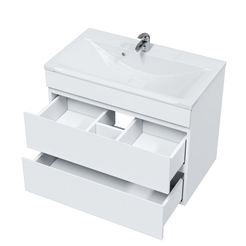 Подвесная тумба Мирсант Next 80/2 (2 ящ.)