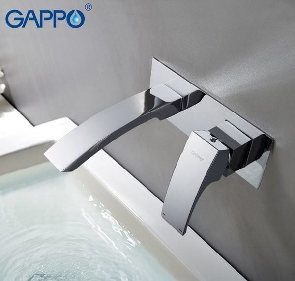 Встраиваемый смеситель для раковины Gappo G1007-2