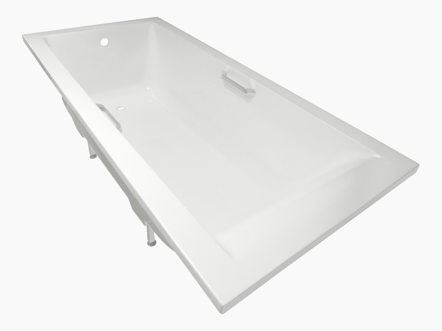 Прямоугольная ванна из литьевого мрамора Castone Элеон 170*80