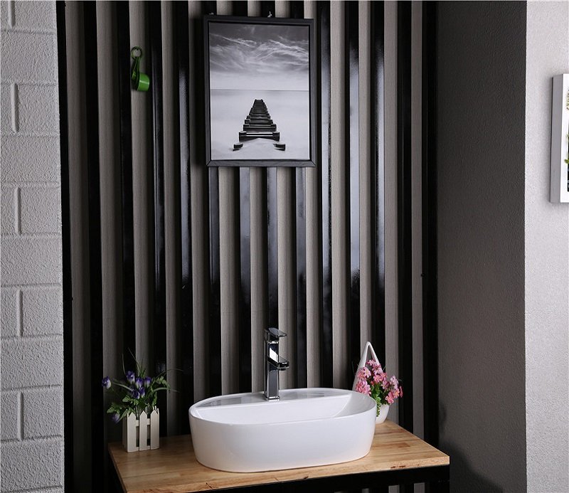 Накладная раковина CeramaLux 61 N D1346 белая