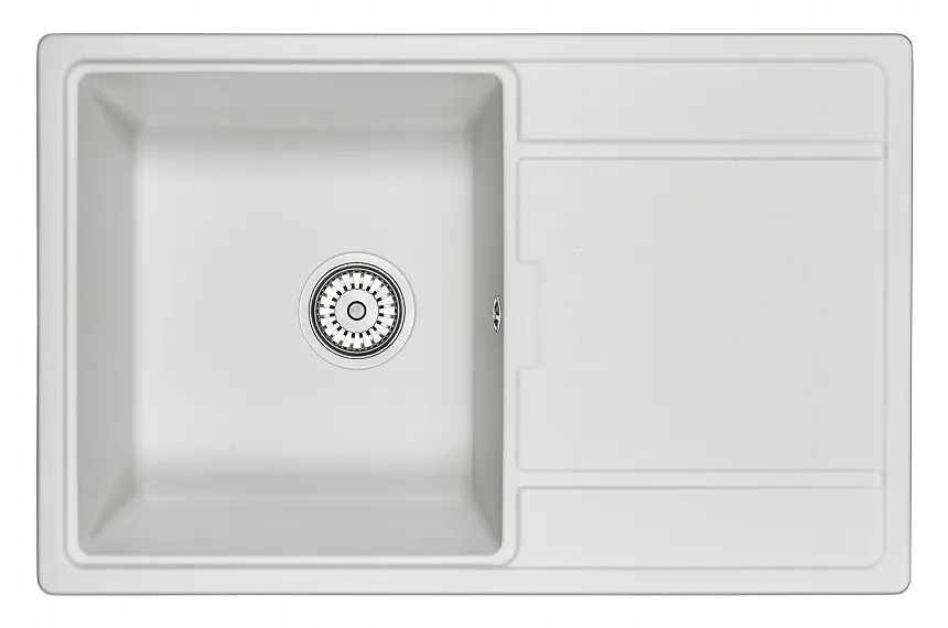 Кухонная мойка Granula GR-7804 Арктик (белый)