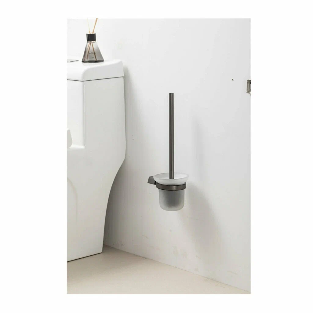 Настенный ершик для унитаза Frap F306-9 F30610-9 оружейная сталь