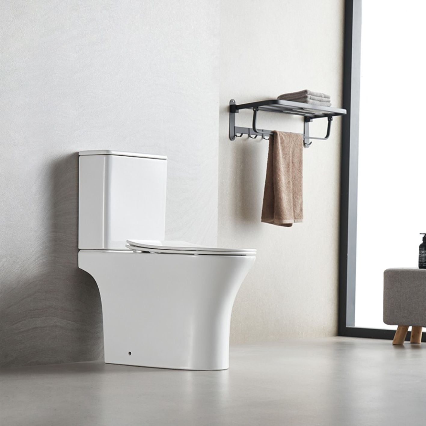 Унитаз-компакт Мирсант Rock с крышкой Soft-close