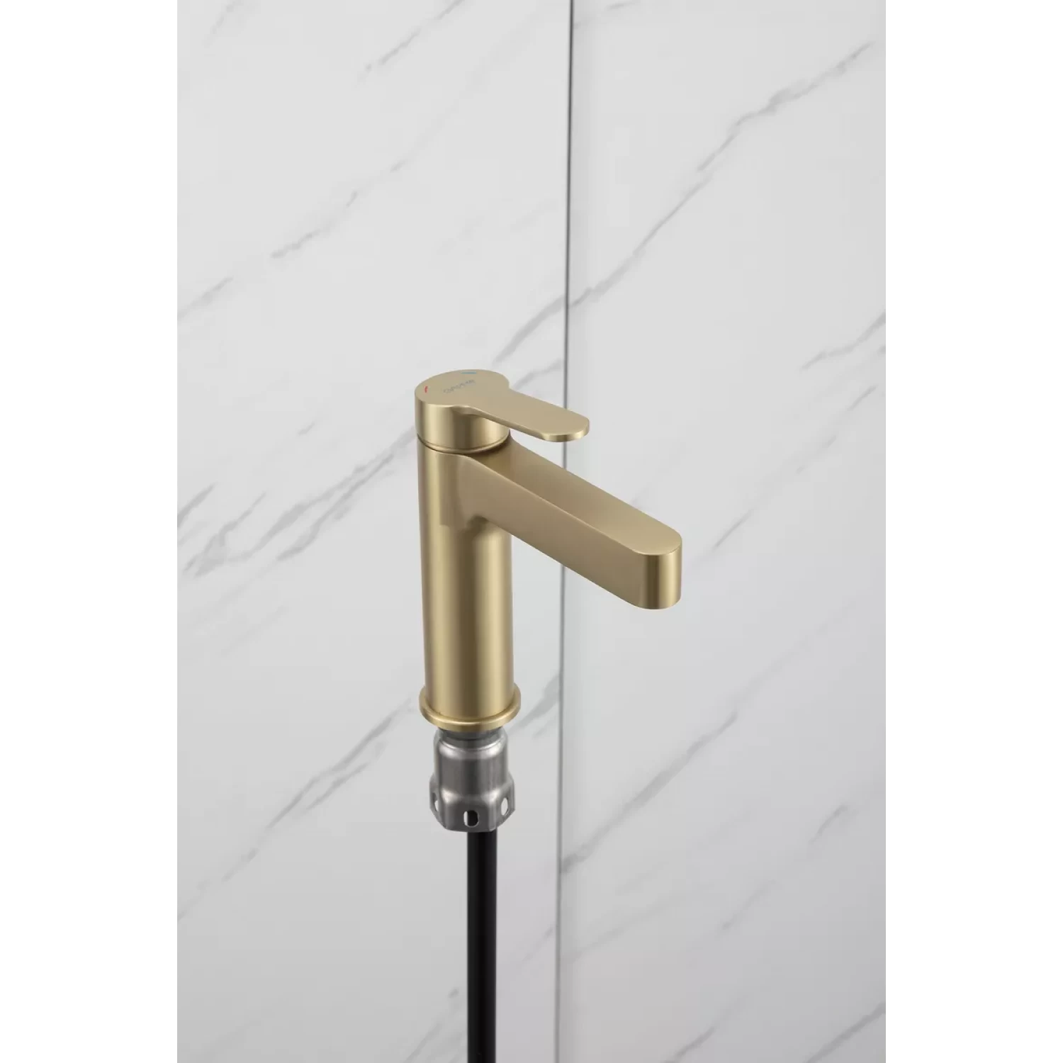 Смеситель для раковины Gappo G99-33 G1099-33 золотой сатин