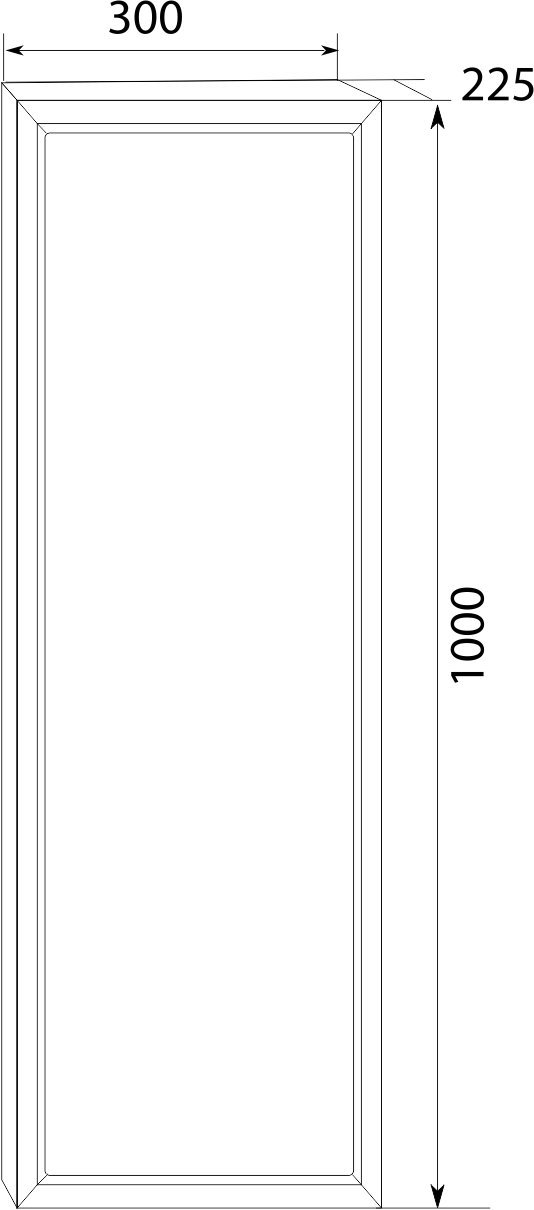 Пенал Marka One Milacco 30П 1д. Pure White L