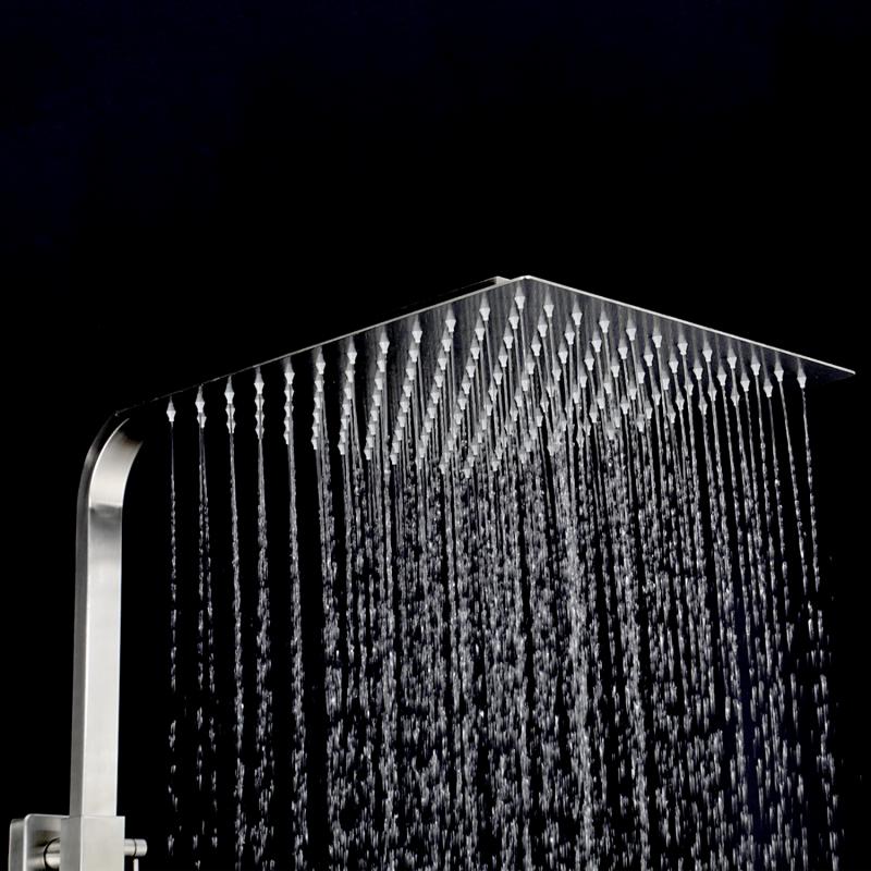 Душевая система Frap H802 F24802-1 сталь