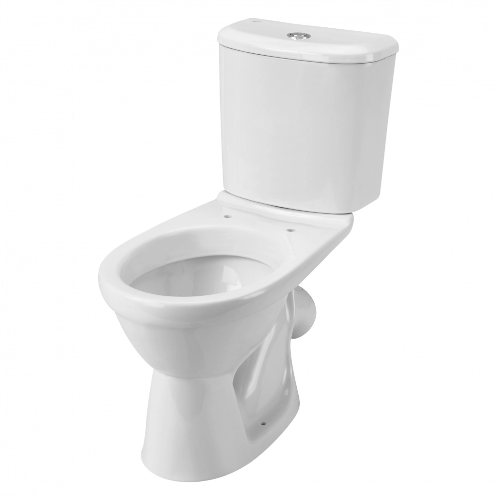 Унитаз-компакт Santek Бореаль, косой выпуск, 2 режима, дюропласт