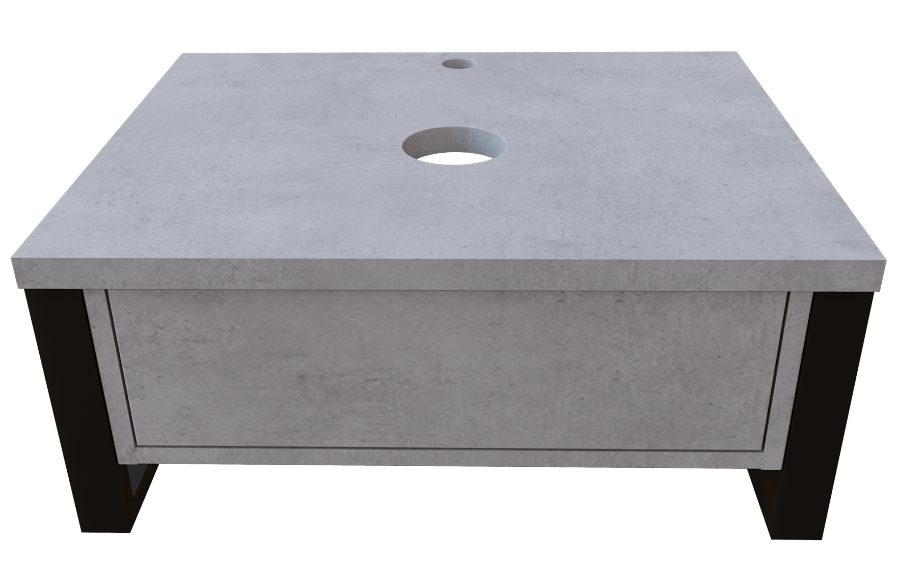 Тумба 1Marka Grunge Loft 60П 1в.я Бетон светлый