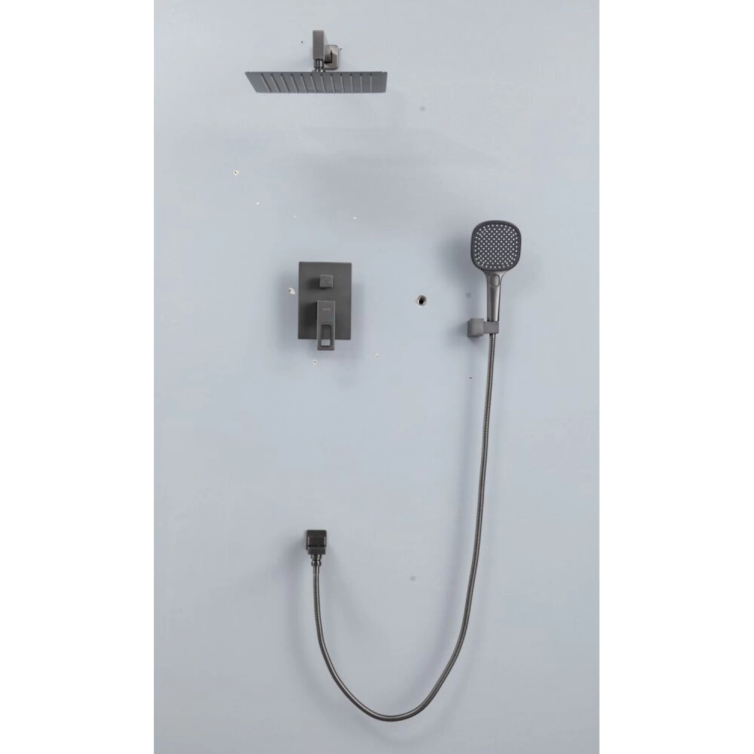 Встраиваемая душевая система Gappo G17-9 G7117-9 оружейная сталь