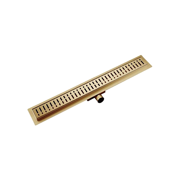 Душевой трап 50 см с комбинированным затвором Gappo G85007-33 золото