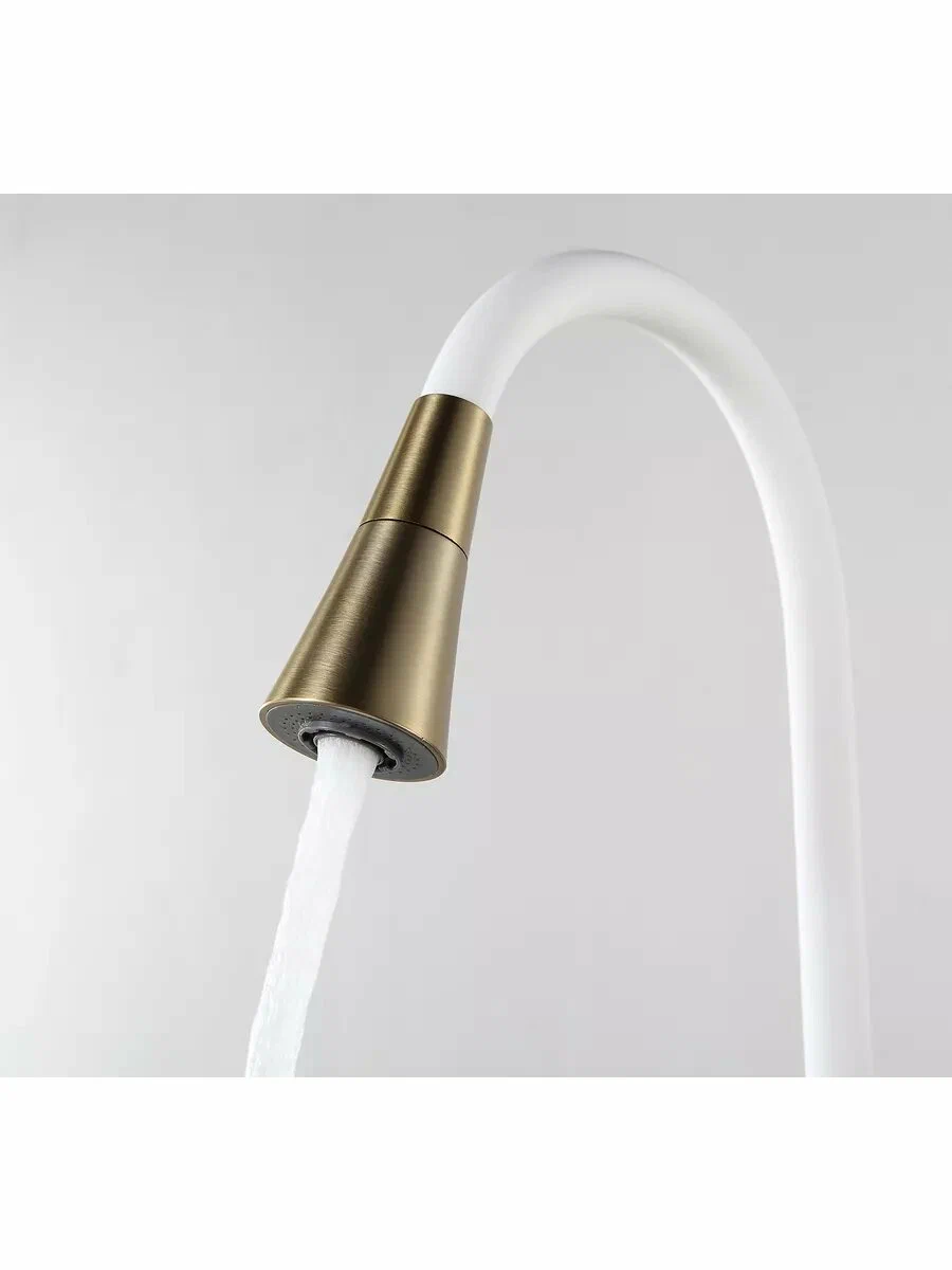 Смеситель для кухни Frap H62 F4462-3 золотой сатин