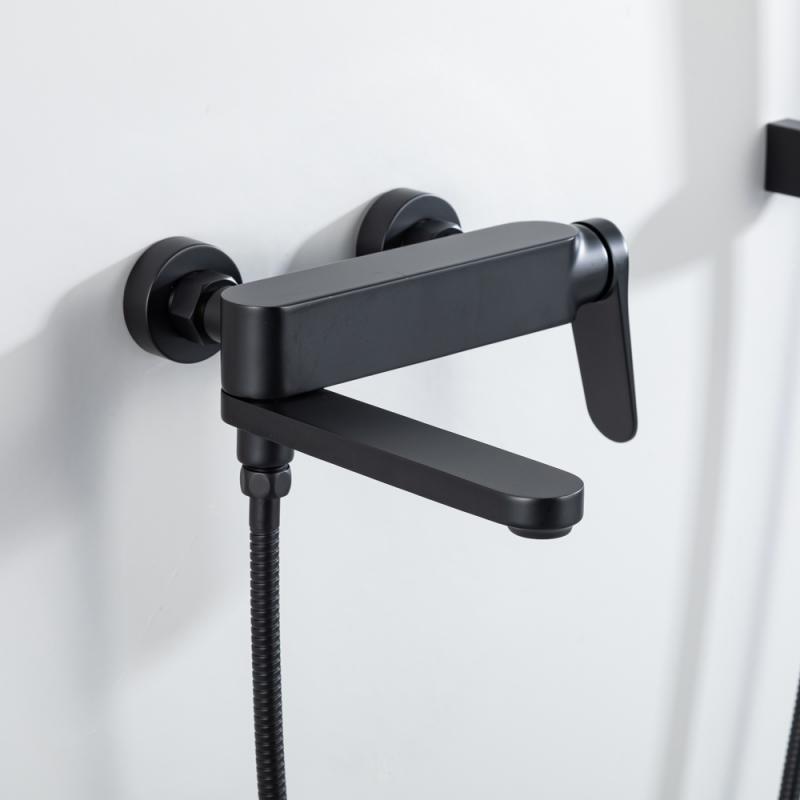 Смеситель для ванны Gappo G10-6 G3210-6 черный