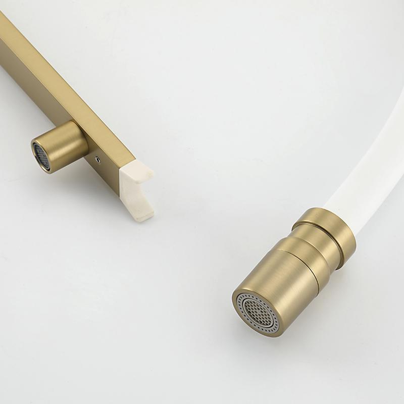 Смеситель для кухни с фильтром Gappo G95 G4395-53 золотой сатин