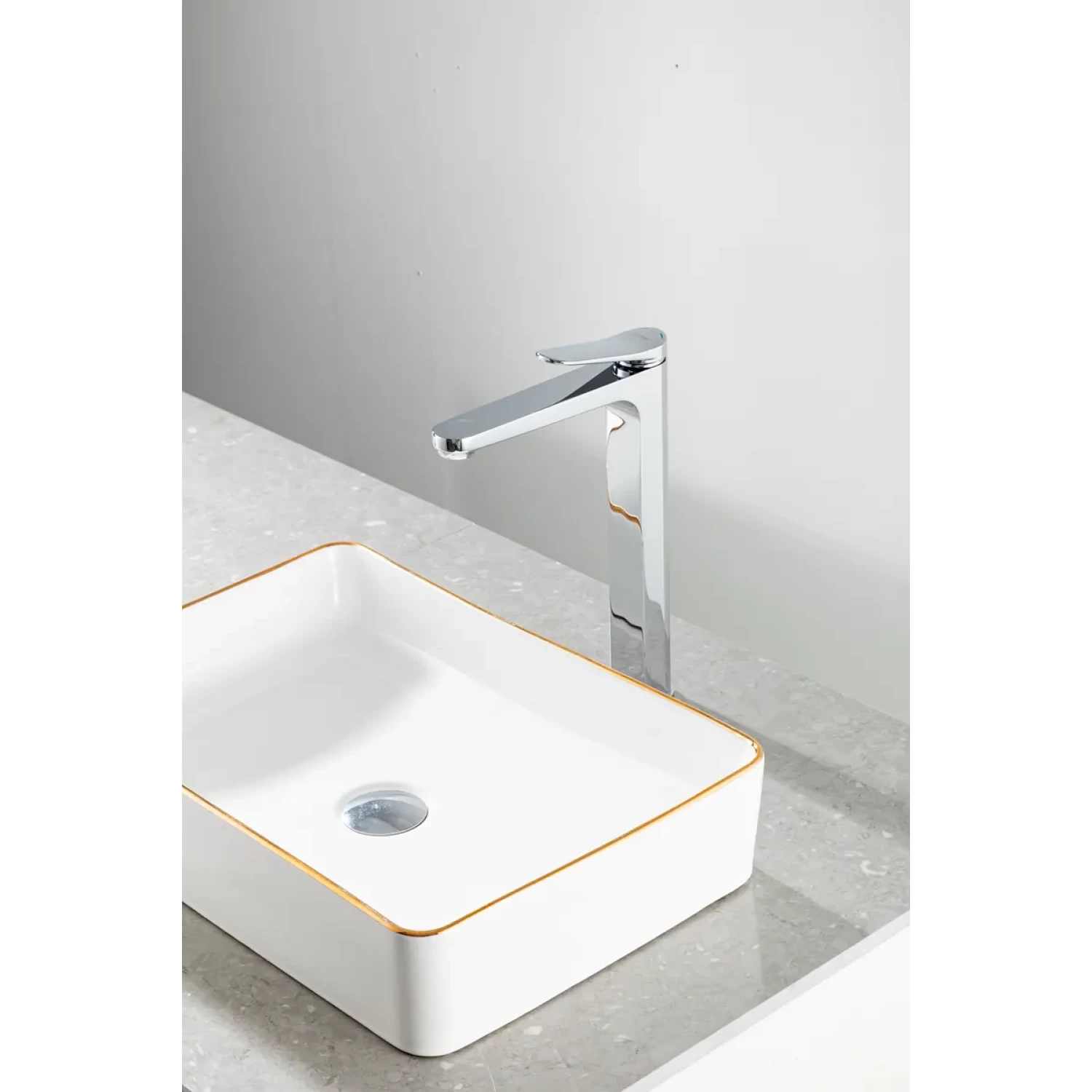 Смеситель для раковины Gappo G10 G1010-2 хром