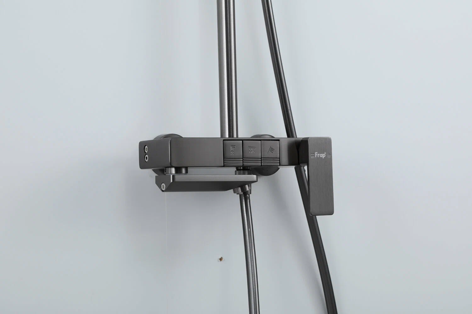 Душевая система Frap H202-9 F24202-9 оружейная сталь