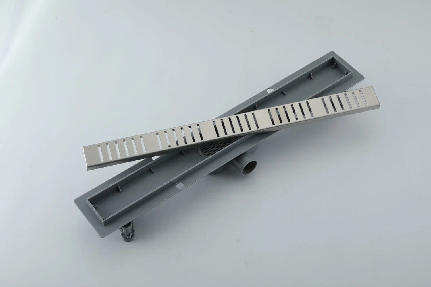 Душевой трап 80 см с комбинированным затвором Gappo G88007-5 сталь