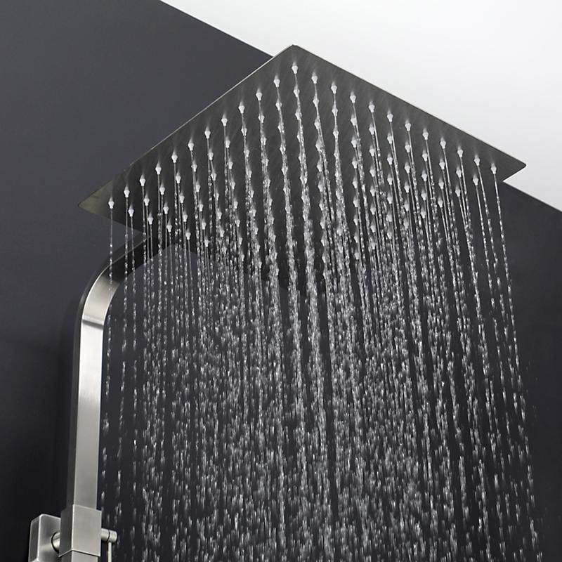 Душевая система Frap H802 F24802-1 сталь