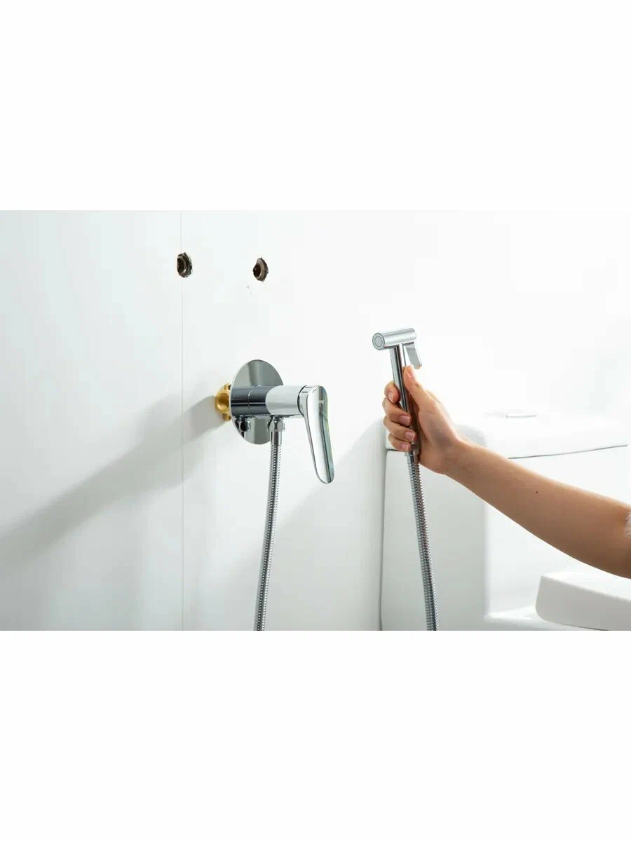 Гигиенический душ встраиваемый Gappo G10 G7210 хром