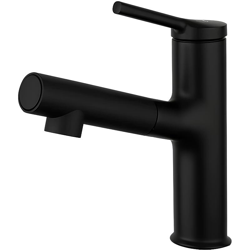 Смеситель для кухни вытягивающийся Gappo G1052-76 черный