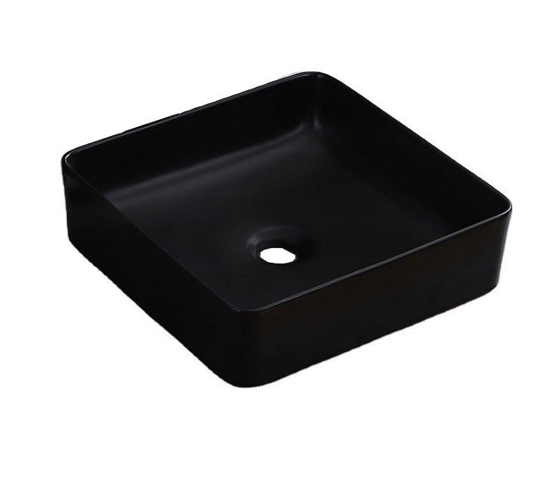Накладная раковина CeramaLux 40,5 NC 1305MB Черная матовая
