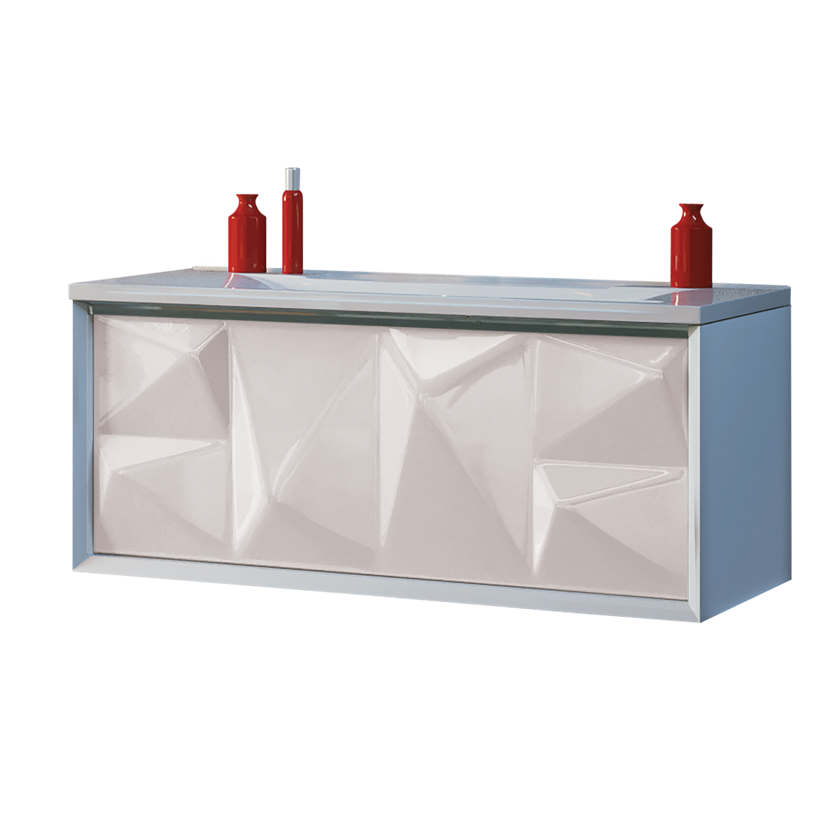 Тумба Marka One Romb 90П 1в.я. White