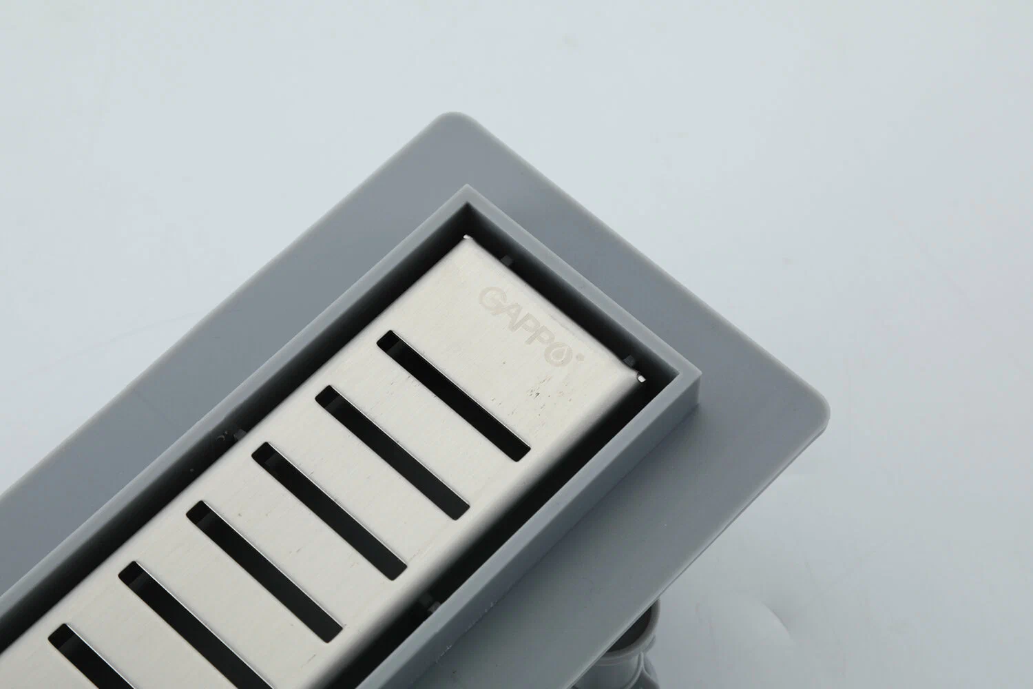 Душевой трап 80 см с комбинированным затвором Gappo G88007-5 сталь