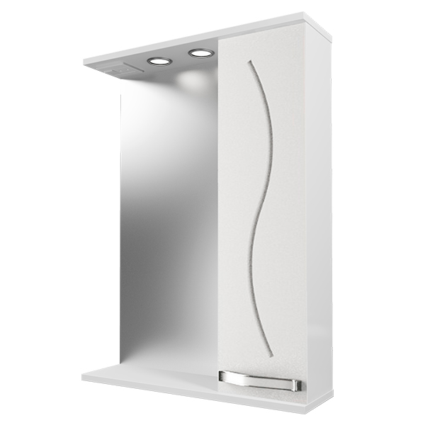 Зеркало-шкаф Мирсант Сандра 60/2 правый