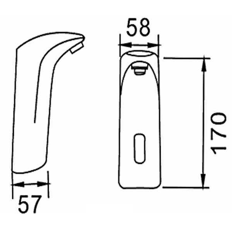 Сенсорный смеситель для раковины Frap F511-1