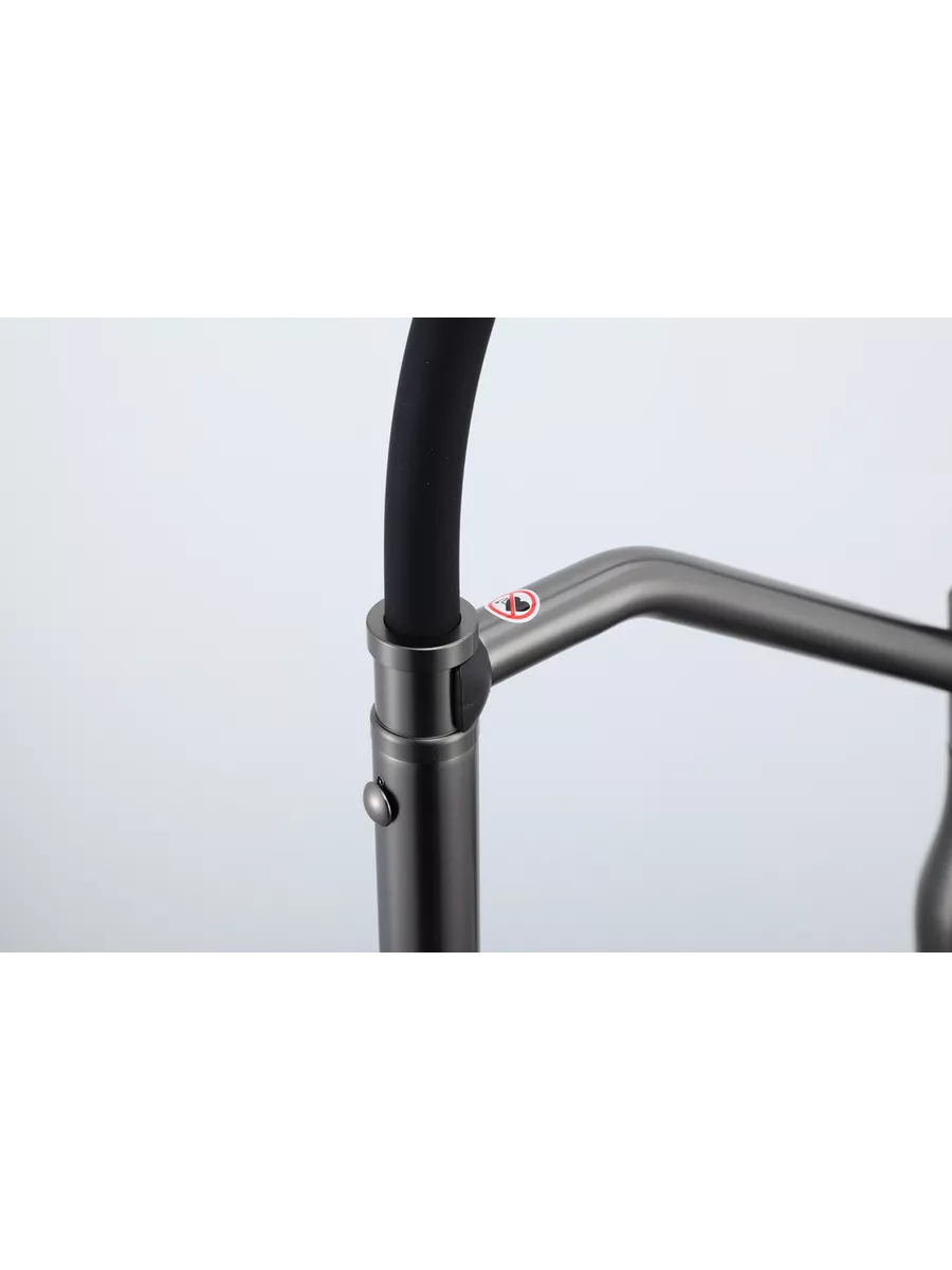 Смеситель для кухни Gappo G4098-19 оружейная сталь