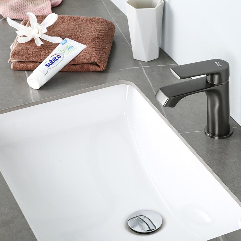 Смеситель для раковины Frap H71-9 F1071-9 оружейная сталь