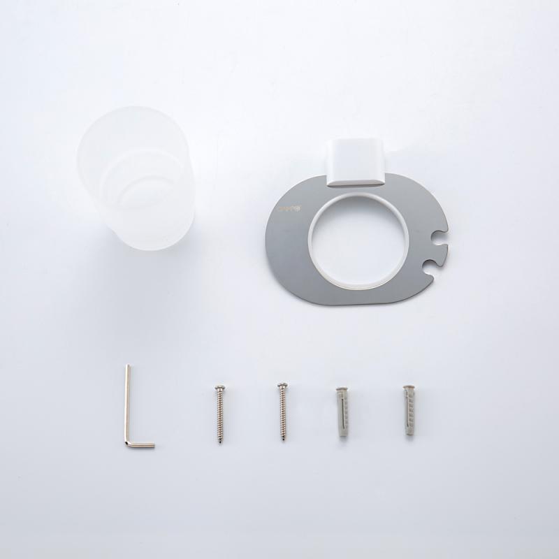 Стакан для ванны Gappo G309-8 G30906-8 белый-хром