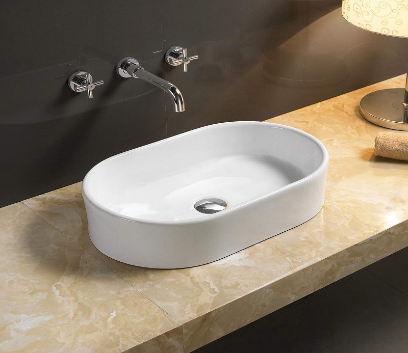 Накладная раковина CeramaLux 52,5 N 9025 белая