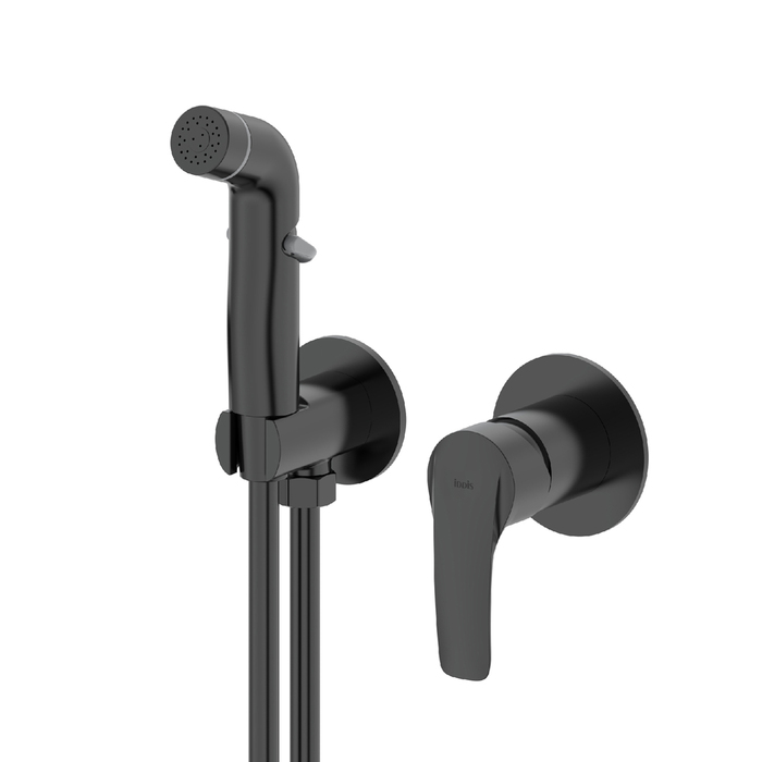 Встраиваемый гигиенический душ Iddis Ray RAYBLR2i08 черный матовый