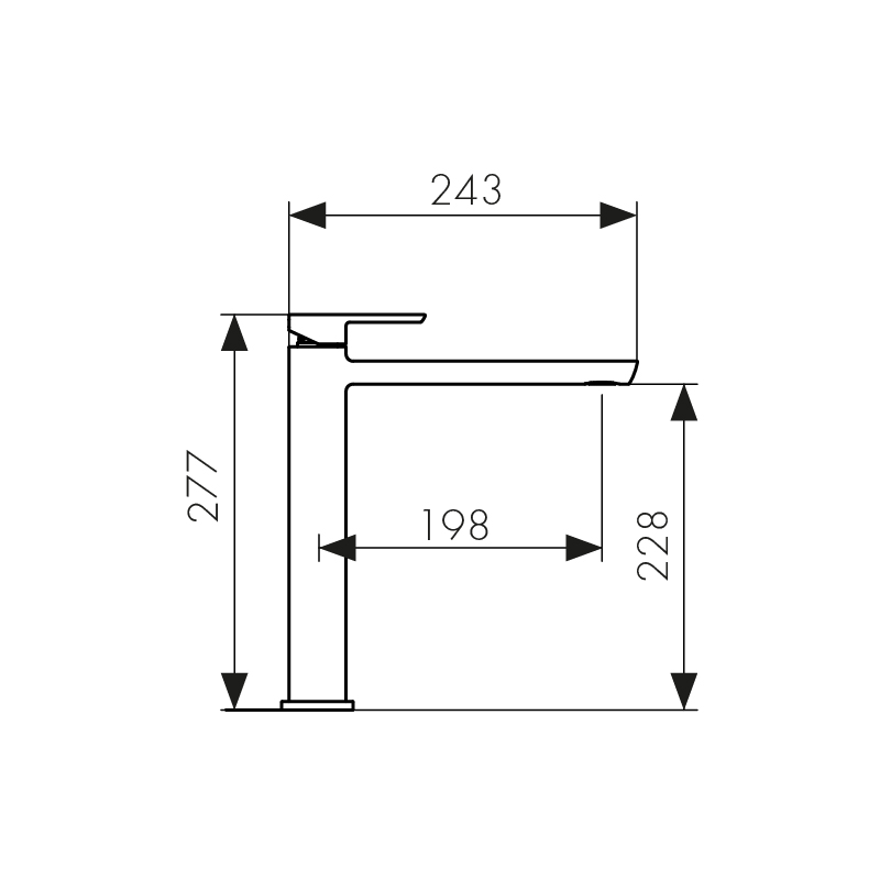 Смеситель для раковины Kaiser Saga 53033