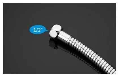 Шланг для душа 180 см Gappo G41 хром