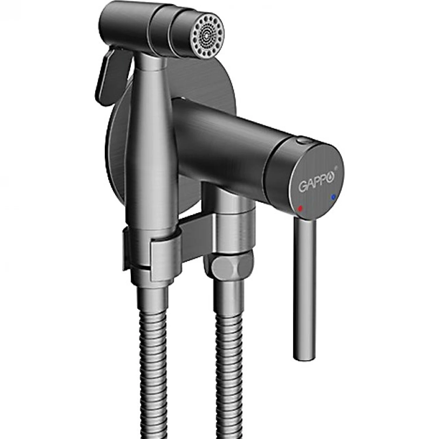 Гигиенический душ встраиваемый Gappo G06-9 G7206-9 оружейная сталь
