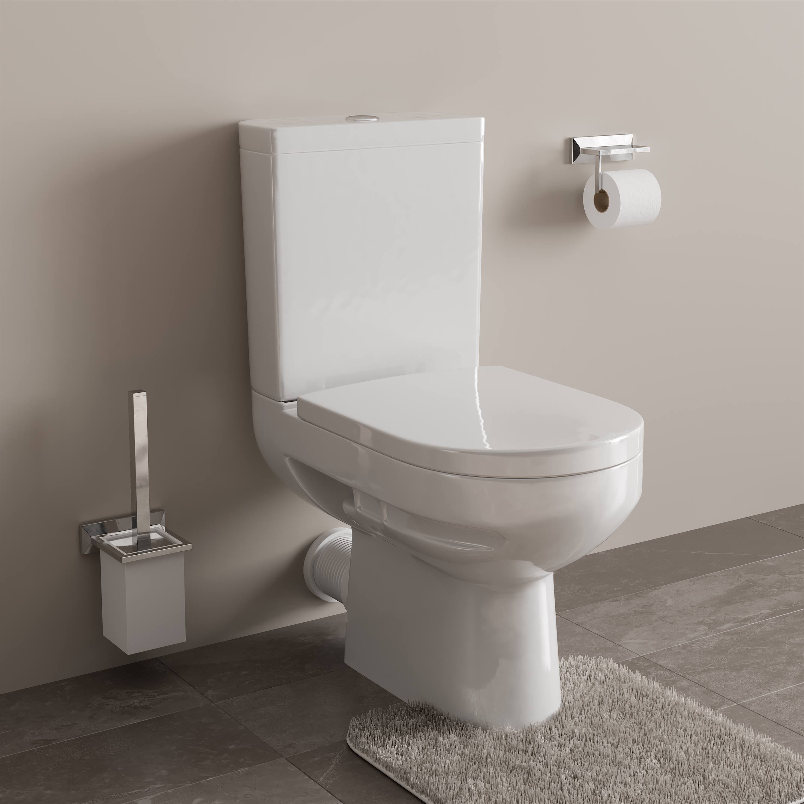 Унитаз-компакт Gesso W 103 горизонтальный выпуск, сиденье микролифт Soft-Close