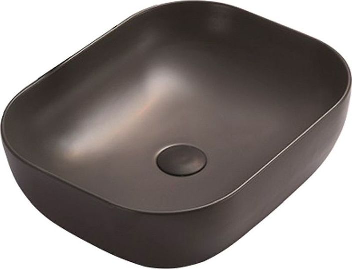 Накладная раковина CeramaLux 50 78104MDH-2 серая