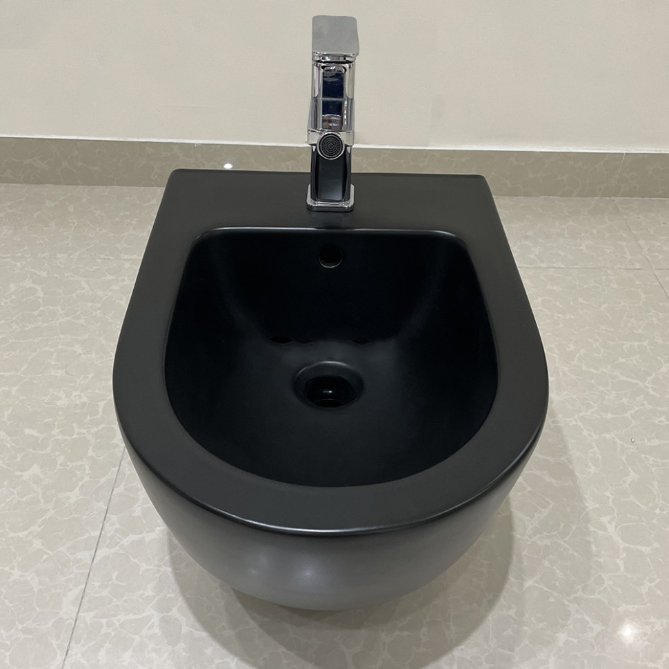 Подвесное биде CeramaLux 2197MB-1 Черное матовое