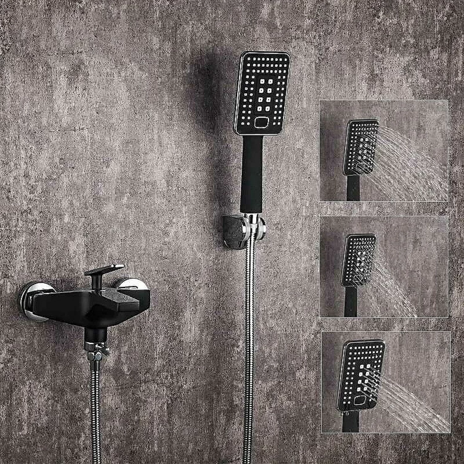 Смеситель для ванны Frap H57 F3257 черный-хром