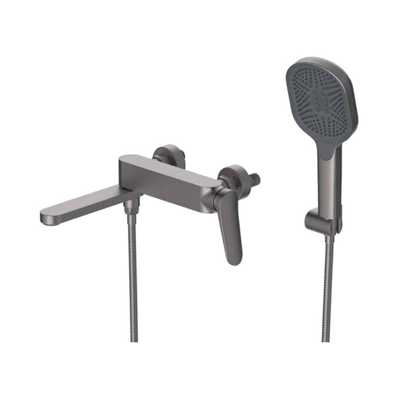 Смеситель для ванны Gappo G10-9 G3210-9 оружейная сталь