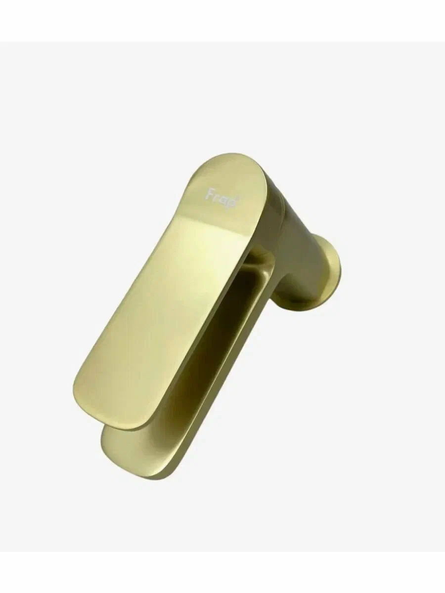 Смеситель для раковины Frap H61-3 F1061-3 золотой сатин