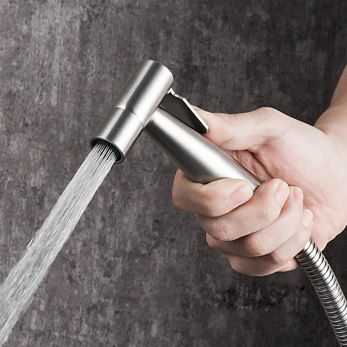 Смеситель с гигиеническим душем Frap F7503-5 сталь