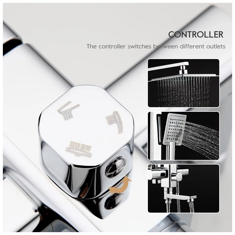 Душевая система Frap F2420 хром