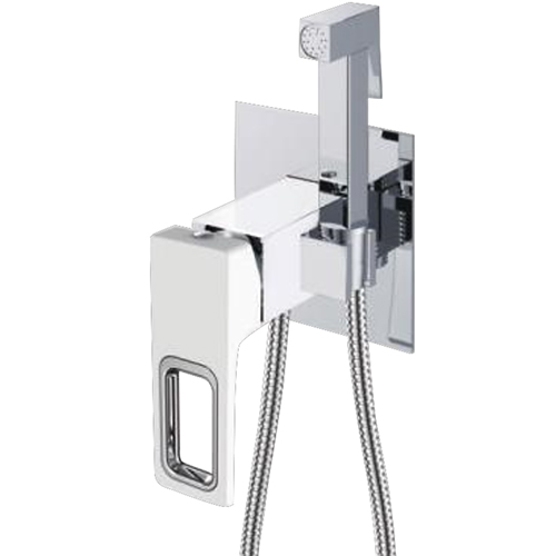 Встраиваемый гигиенический душ Gappo G17-8 G7217-8 белый-хром