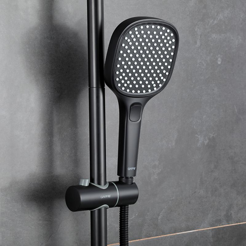 Душевая лейка 3 режима Gappo G003 черный