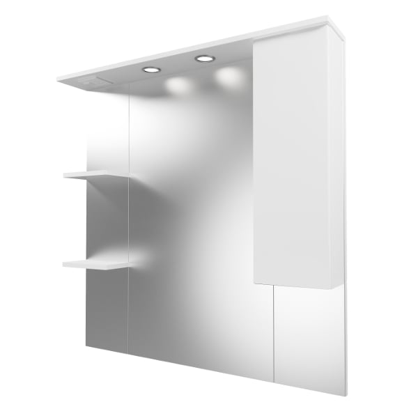 Зеркало-шкаф Мирсант Next 100 правый