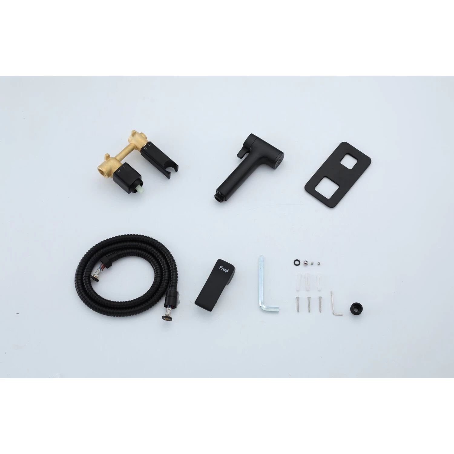 Гигиенический душ встраиваемый Frap H84-6 F2084-6 черный