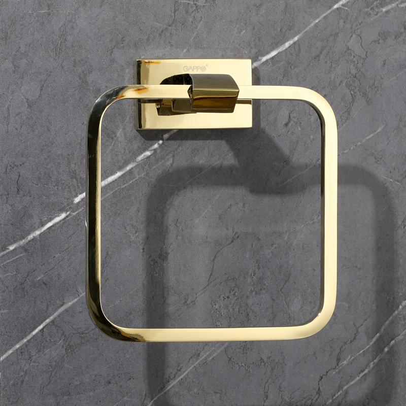 Полотенцедержатель 1-й Gappo G07-3 G0704-3 золото